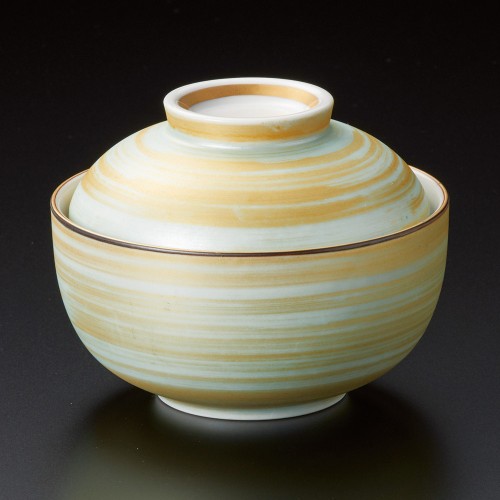18509-471 緑巻金彩刷毛煮物碗|業務用食器カタログ陶里30号
