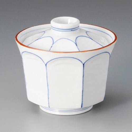 18607-281 呉須ライン面取蓋物|業務用食器カタログ陶里30号