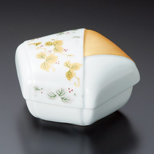 18702-291 金彩金銀葡萄結び蓋物|業務用食器カタログ陶里30号