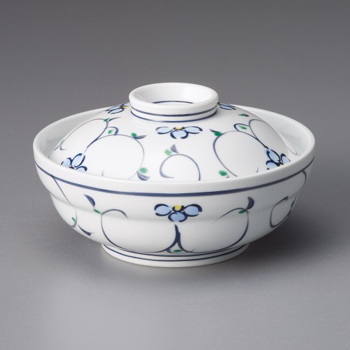 19210-451 上絵唐草花蓋向|業務用食器カタログ陶里30号