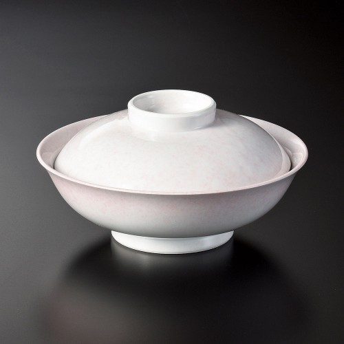 19306-451 ピンク吹平蓋向|業務用食器カタログ陶里30号