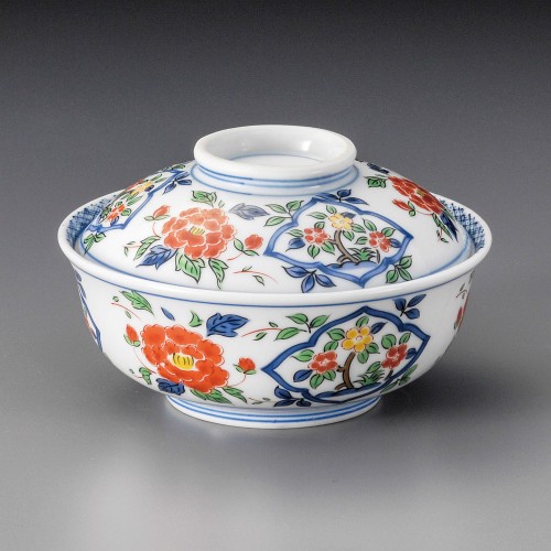 19319-181 花唐草4.5蓋向|業務用食器カタログ陶里30号