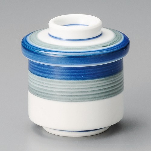 19702-451 二色ラインむし碗|業務用食器カタログ陶里30号