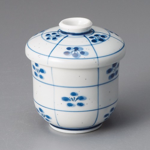 19704-451 梨地市松梅むし碗|業務用食器カタログ陶里30号