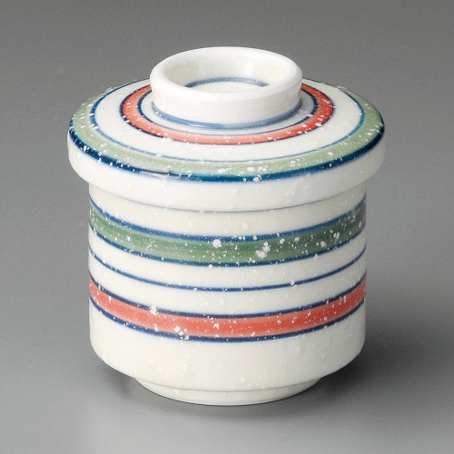 19713-15.191 ボタ釉色駒筋むし碗|業務用食器カタログ陶里30号