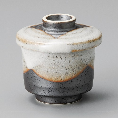 19719-451 志野塗分むし(小)|業務用食器カタログ陶里30号