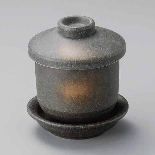 19931-071 備前風受皿|業務用食器カタログ陶里30号