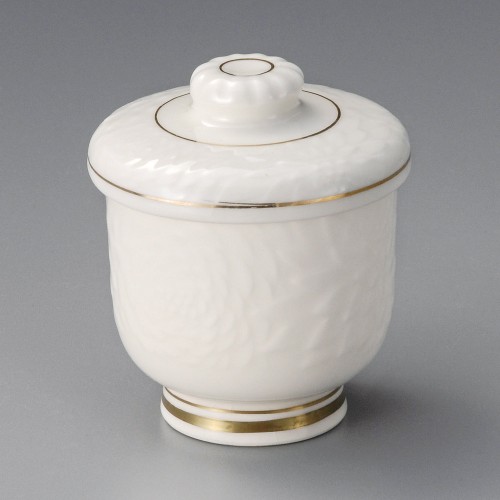 20117-181 高麗菊唐草彫むし碗|業務用食器カタログ陶里30号
