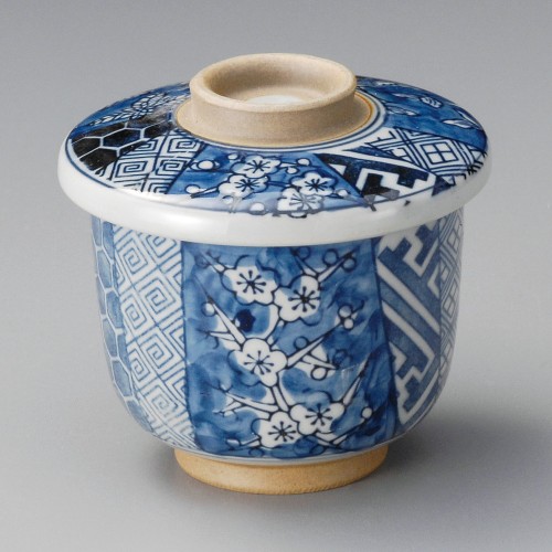 20207-411 祥瑞花むし碗|業務用食器カタログ陶里30号