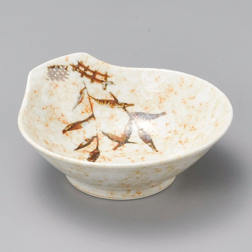 21435-611 磁器志野笹呑水|業務用食器カタログ陶里30号