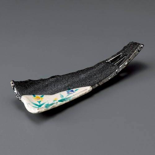 22010-471 魯山人写し扇皿|業務用食器カタログ陶里30号