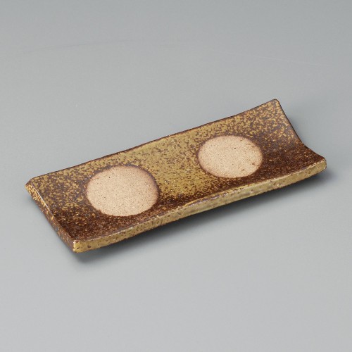 22402-181 備前風長角 前菜皿|業務用食器カタログ陶里30号