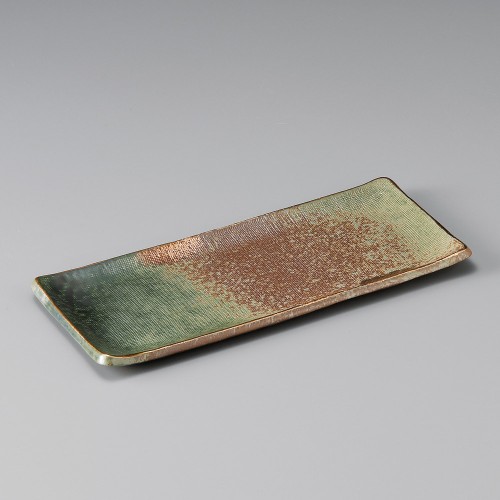 22415-131 金彩吹織部付出皿(大)|業務用食器カタログ陶里30号