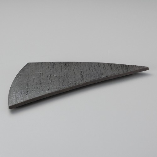 24012-05.461 黒陶長三角皿|業務用食器カタログ陶里30号