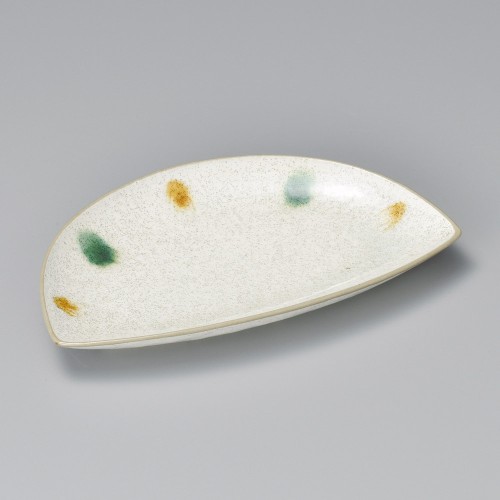 24119-031 彩流し半月多用皿|業務用食器カタログ陶里30号