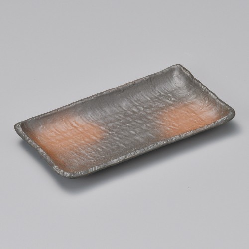 24406-411 火色長角8.0皿|業務用食器カタログ陶里30号
