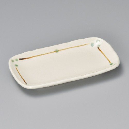 24922-181 織部工房小判皿|業務用食器カタログ陶里30号