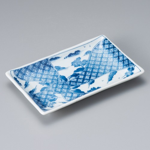 24925-541 染付祥瑞焼物皿|業務用食器カタログ陶里30号