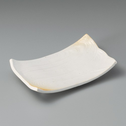 25014-121 火色志野長角皿|業務用食器カタログ陶里30号