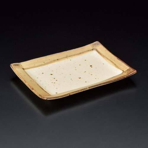 25122-601 うのふ回角焼物皿|業務用食器カタログ陶里30号