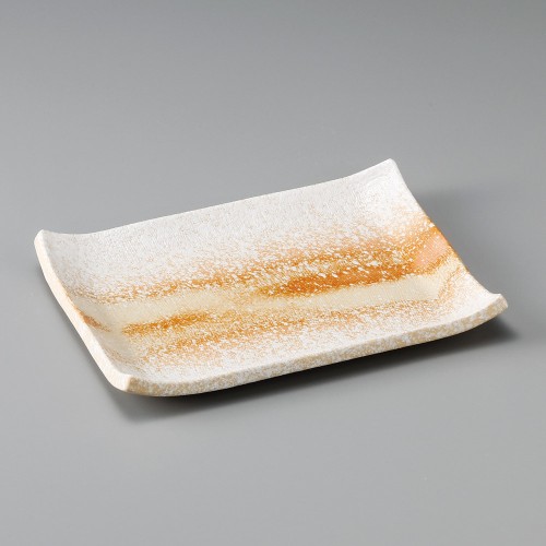 25216-131 白伊賀焼物皿|業務用食器カタログ陶里30号