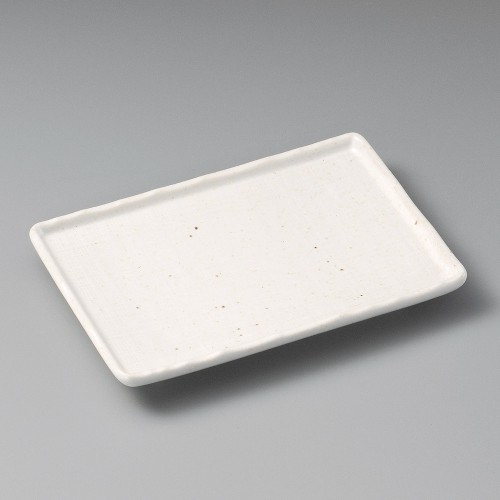 25311-081 白釉格子21㎝焼物皿|業務用食器カタログ陶里30号
