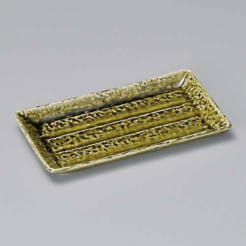 25801-081 アジアン織部焼物皿|業務用食器カタログ陶里30号