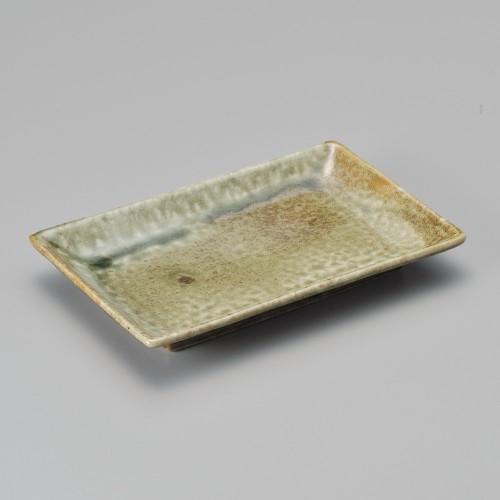 25824-541 緑彩カヤメ7.0焼物皿|業務用食器カタログ陶里30号