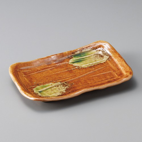 25907-671 伊賀そぎ型焼物皿|業務用食器カタログ陶里30号
