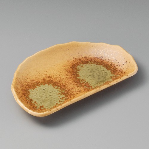 25914-251 伊賀半月皿|業務用食器カタログ陶里30号