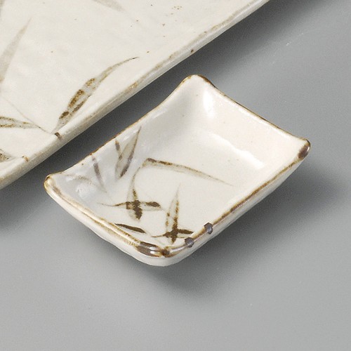 26030-411 紅志野長角小皿|業務用食器カタログ陶里30号