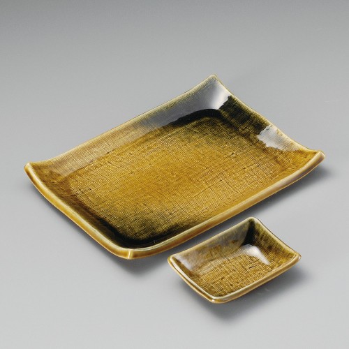 26206-321 黄瀬戸焼物皿|業務用食器カタログ陶里30号