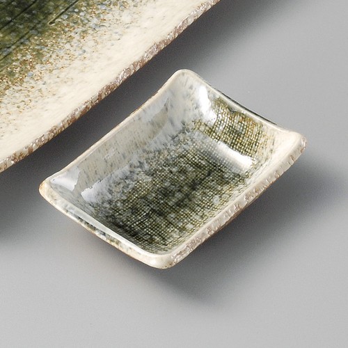 26216-151 緑川長角小皿|業務用食器カタログ陶里30号