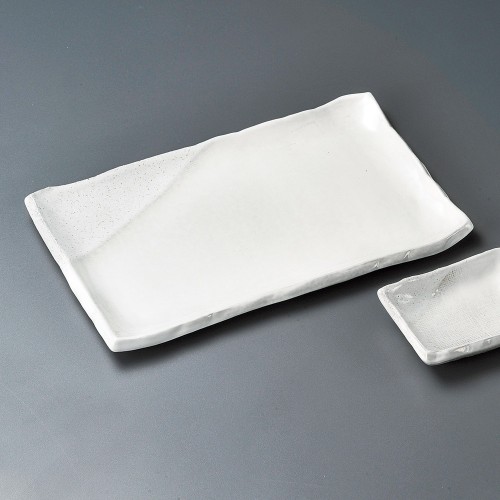 26230-061 海山(白)8.0焼物皿|業務用食器カタログ陶里30号