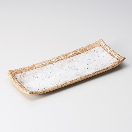 26920-151 うのふ茶唐津さんま皿|業務用食器カタログ陶里30号