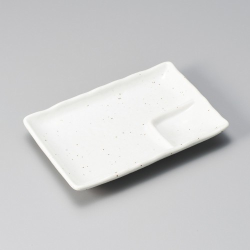 28109-331 粉引仕切り皿|業務用食器カタログ陶里30号