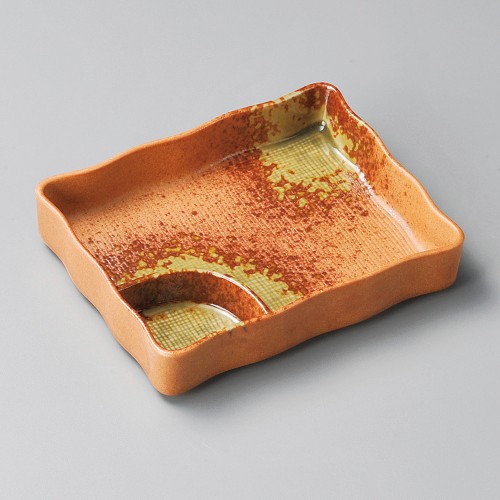 28114-641 伊賀仕切皿|業務用食器カタログ陶里30号