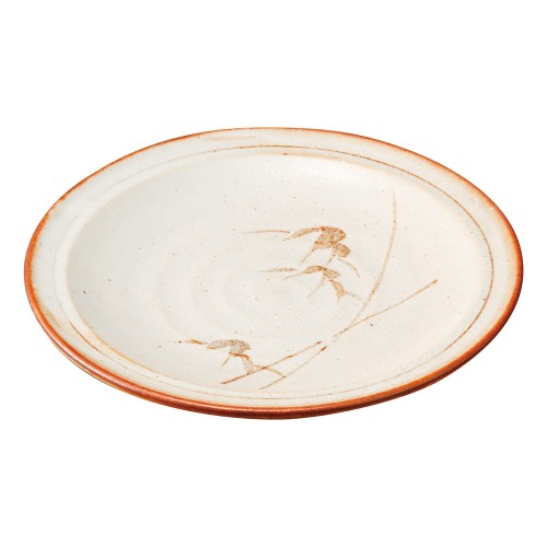 28709-521 赤志野竹10.0皿|業務用食器カタログ陶里30号