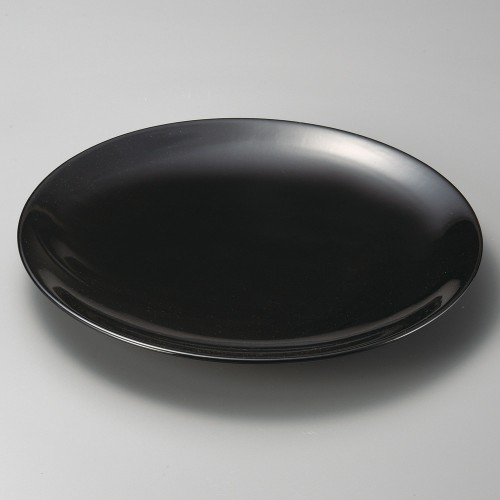 29221-48.711 黒釉12.0丸皿|業務用食器カタログ陶里30号