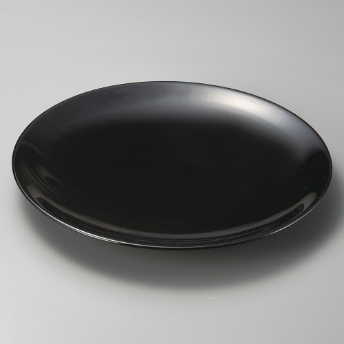 29222-481 黒釉13.0丸皿|業務用食器カタログ陶里30号