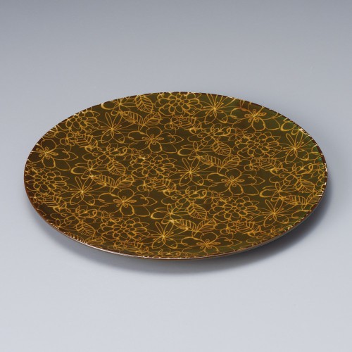 29603-101 ピコガーデン(緑)22.5㎝丸皿|業務用食器カタログ陶里30号