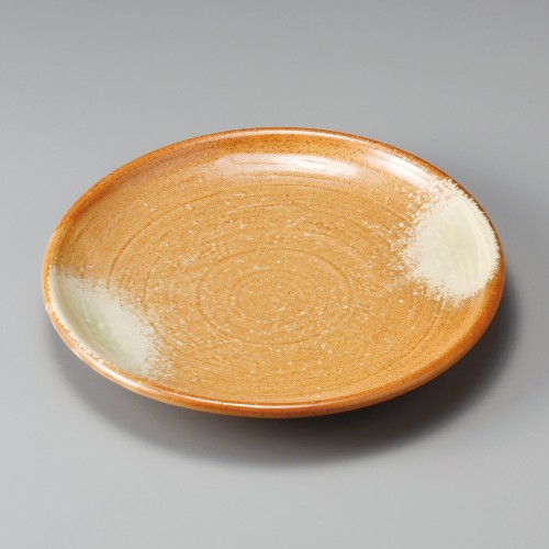 30111-461 伊賀灰釉8.5玉渕丸皿|業務用食器カタログ陶里30号