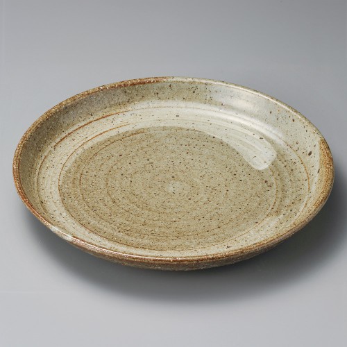 30420-601 土灰釉8.0皿|業務用食器カタログ陶里30号