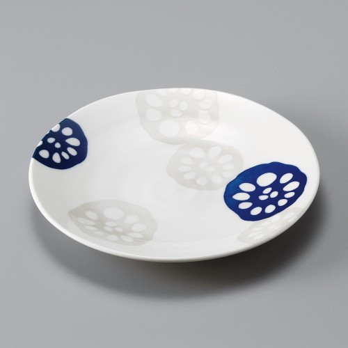 31624-361 れんこん青軽量7.0皿|業務用食器カタログ陶里30号