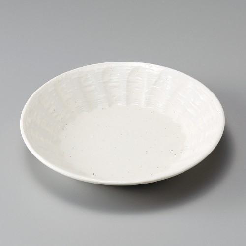 32117-361 白粉引6.0深皿|業務用食器カタログ陶里30号