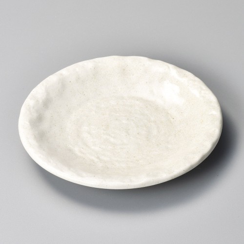 33005-231 白伊賀石目4.5皿|業務用食器カタログ陶里30号