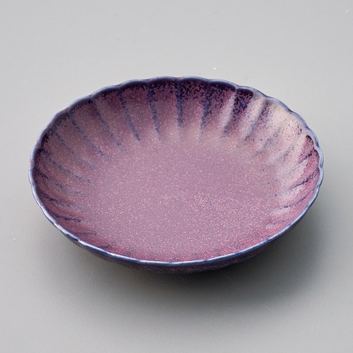 33412-081 バイオレット菊型取皿|業務用食器カタログ陶里30号