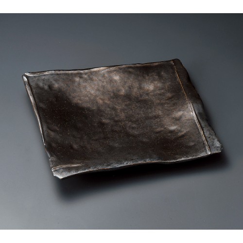 36001-541 金結晶9.5角皿|業務用食器カタログ陶里30号