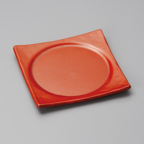 36707-021 鉄砂正角盛皿|業務用食器カタログ陶里30号