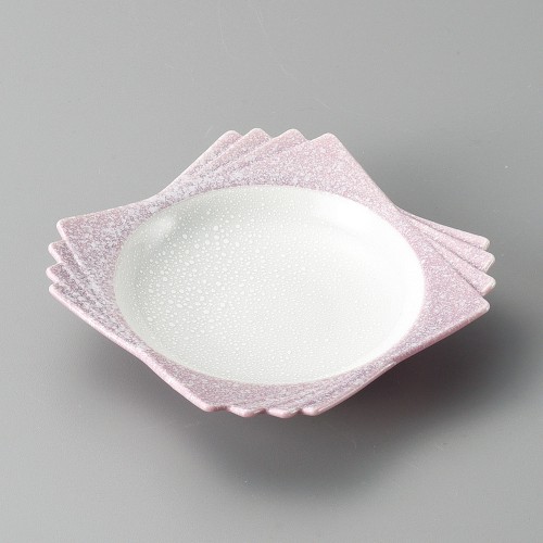 39724-181 紫白吹四ツ重ね小鉢|業務用食器カタログ陶里30号
